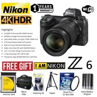 (LIMITED)NIKON Z6 24-70MM F/4 S FULL FRAME MIRRORLESS CAMERA FREE 128GB CF EXPRESS CARD/EXTRA BATTER
