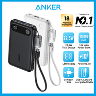 Anker Powercore Fast Charging PowerBank 10000mAh Power Bank Portable Charger USB-C Cable Lanyard 22.
