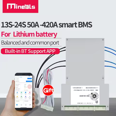 ANT Smart BMS 13S-24S 18S 19S 20S 21S 22S 23S 420A 48V 16S Bluetooth APP 340A 220A 170A 100A 50A LiF