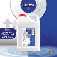 [READY STOCK] CODEX NANO MIST SOLUTION DISINFECTANT WATER BASE CLEANER 5LT
