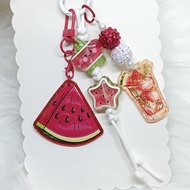 Watermelon Cute Keychain Bag Accessories | Fruits Keychain | Coffee & Cafe accessories| Beautiful Gi