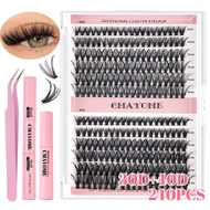 30D40D Single Cluster False Eyelashes 8-16mm Thick Curling Self-Grafting D Song DIY Segmented Hairy 