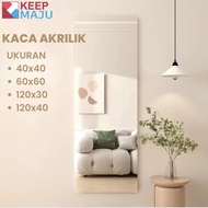 120X40CM Wall Mirror Sticker Acrylic Mirror/ Full Body Mirror/ Bathroom Mirror/
