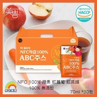 MIPPEUM - 韓國 NFC 100% ABC 果汁 70ml x30包 (有效期:2026年5月)