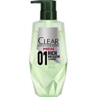 聯合利華 CLEAR 男士豐盈無矽靈洗髮精 按壓瓶 350g