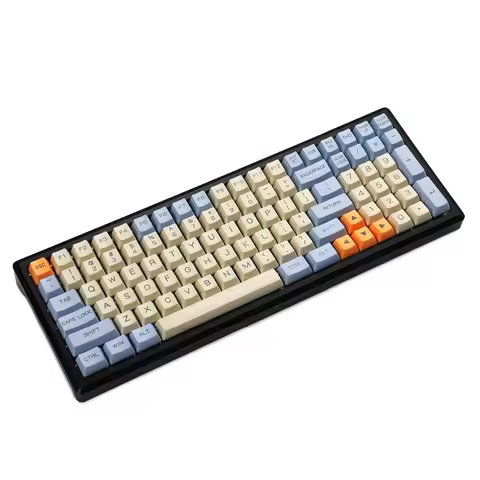 YMDK 96 84 104 87 61 Laser Etched ANSI ISO OEM Profile Thick PBT Keycap For MX Mechanical Keyboard Y
