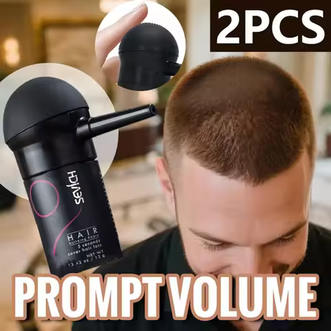 SEVICH Hair Fiber Thickening Spray Set 12g Instant Regrowth Powder Hair Building Fibers Applicator H