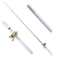 Combo Telescopic Mini Pocket Fish Pen Aluminum Portable Fishing Rod Pole Reel