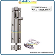 TERMURAH GX 2 286K 6" MSN -GRENDEL JENDELA PINTU, GRENDEL PINTU KAYU