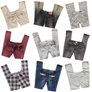 Cyberpunk skater emo gall girl acubi gothic grungecore fairycore low rise high waist jeans skinny fl