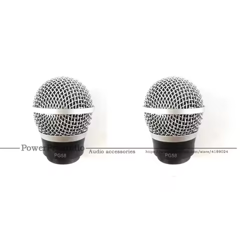 2pcs Replacement Cartridge Capsule Head for Shure RPW110 PG58 Wireless Microphone