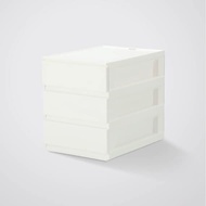 NITORI Drawer N Inbox2 V Half 3Tier Wh