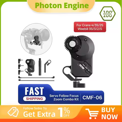 ZHIYUN CMF-06 Servo Follow Focus Zoom Combo Kits for Crane 4/2S/3S / Weebill 3S/3/2/S Handheld Stabi