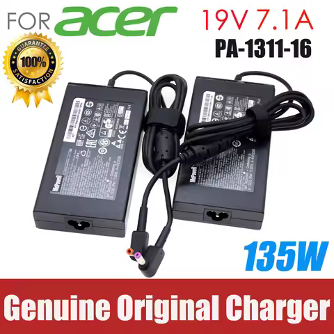 Original For ACER 19V 7.1A 135W laptop AC adapter charger Aspire V17 Nitro 5 np515-51 pa-1131-16 VN7