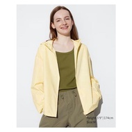New  uniqlo Sun Protection Jacket Light Yellow With Beautiful Fabric Pattern We Bought From The offi