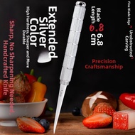 Sharp Easy-Portable 440C Stainless Steel Food Carving Knife