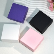 8X8X4cm Sweet Pink White Purple Black Jewelry Box High Quality Paper Gift Box