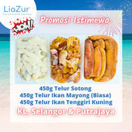 Set Telur Ikan Mayong Telur Ikan Tenggiri & Telur Sotong [KL Selangor dan Putrajaya sahaja]