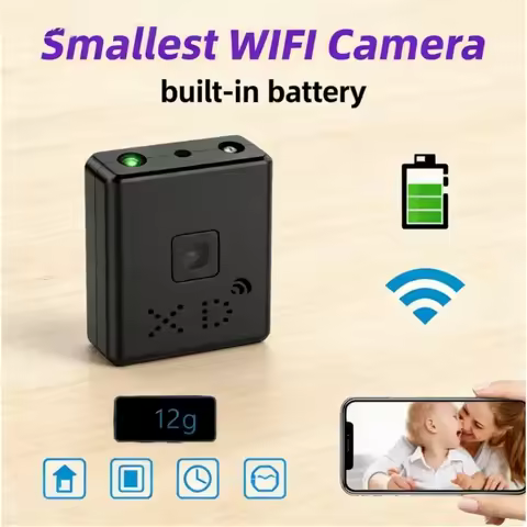 1080P HD Mini Camera WIFI Smart Home Security Protection Smallest Invisible Cam Built-in Battery Nig