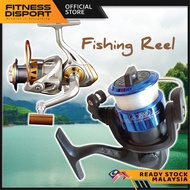 Fishing Reel (model 200/5000) Saltwater Spinning Reel 5.2:1 Gear Ratio High Speed Mesin Pancing Adjustable Handle