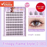 GECOMO Large Capacity Glue Free False Eyelash Natural Curling No-Glue Value Pack with Tweezers