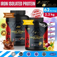 JB Just Build Isolated Protein 2.2kg (4.85LBS) Hazelnut Chocolate / Passion Fruit -62 servings
