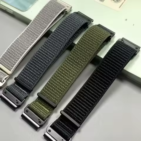 Quick Fit 22/26mm Nylon Strap For Garmin Fenix 8 pro Enduro 3 Tactix 8 Bracelet Instinct E 2/2X/3 D2