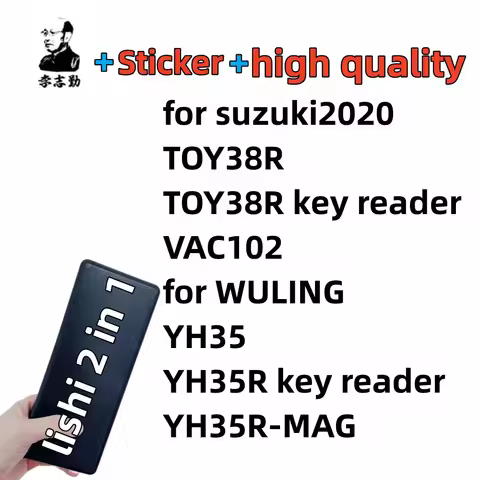 Lishi 2 in 1 Tool Head pattern and Sticker high quality for suzuki2020 TOY38R TOY38R key reader VAC1