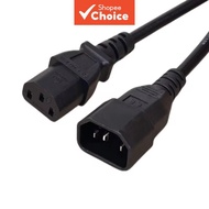 IEC C13 to C14 Power Cord 1.8M 18AWG C13 C14 Power Extension Cable for PC Computer Monitor Pro