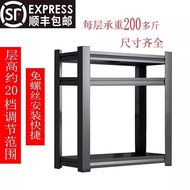 Multi-layer Office Computer Dual Host Elevated Box Storage Rack Printer Integrated Placement Cabinet