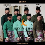 NEW DESIGN 2025 EDITION (FREE SAMPIN & 4 LAGI BARANG FREE) BAJU MELAYU ELRAH EXCLUSIVE SENNA SLIMFIT