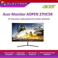 Acer Aopen 27HC5R S3 27'' FHD 180Hz Curved Monitor ( HDMI, DP, 3 Yrs Wrty )