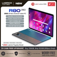 【2025 TOP4】LABRICK R80 Pro 10.1 Inches Tablet PC 4G Dual SIM Android 10 5G WiFi Gaming Online Meetin
