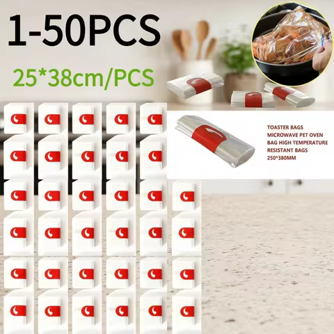 1-50pcs Heat Resistance Nylon-Blend Slow Cooker Liner Roasting Turkey Bag For Cooking Oven Bag Bakin