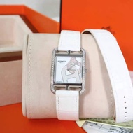 未使用品大全套 Hermes 愛馬仕 CAPE COD系列 滿鑽腕表