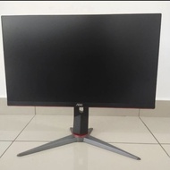 monitor gaming AOC 24g2 144hz bekas 24 inch