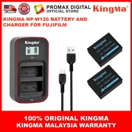 KINGMA FUJIFILM BATTERY AND BATTERY CHARGER FOR FUJI NP-W126
