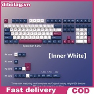 DIBO 126 Keys Double  PBT Cherry Keycap for MX Switch Keyboard, GMK67 GMK87 GMK61 Key Cap .