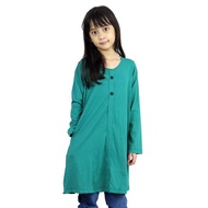 AQEELA Kids Button Top - Emerald (ak305o)