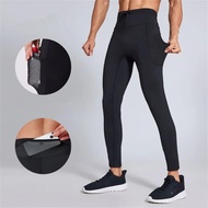 Men Women Compression Running Pants Reflective Outdoor Sports Leggings Basketball Fitness Yoga Guys 