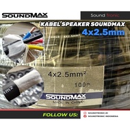 Kabel Speaker SOUNDMAX 4x2.5 Meteran