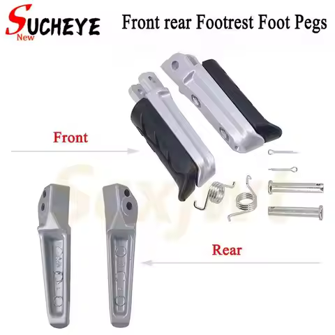 Motorcycle Front Footrest Foot Pegs Pedals For Honda CB600F CB250 600 250 CBR600 CBR600FS CB400 Foot