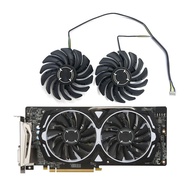 ⋛2 fans brand new for MSI Radeon RX580 570 480 470 ARMOR graphics card replacement fan PLD09210~zVg