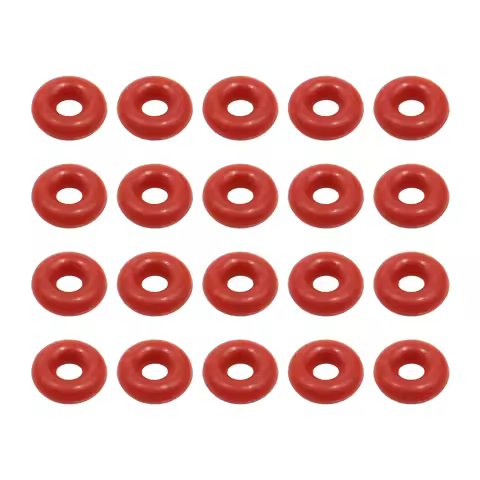 20pcs Damper O-Rings 2x6mm Shock Absorber O-Ring Dogbone CVD Sealing Ring Gasket For 1/10 1/12 1/14 