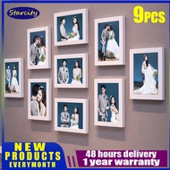 9Pcs 7 inch Picture Frames for Wall Photo Frame Set Frame picture frame wall decor wall decoration w