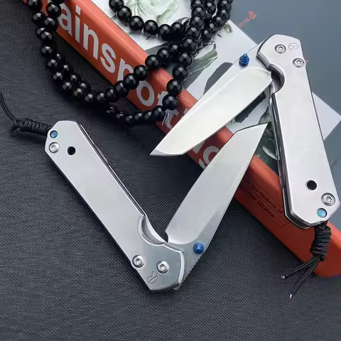 2026 new CR Pocket EDC Outdoor Knives Folding Knife Hunting Tanto 5Cr13Mov Blade Multitools Sharp Su