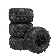 4PCS 82mm Off-Road Snow Desert Tires 12mm Hex For 14209 14210 16101 16102 16103 HBX 16889 16889A WLt