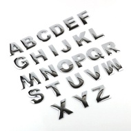 1PC 25mm letter sticker letter stickers number sticker decal car decal sticker honda decal car stick