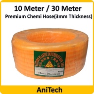 ( ORIGINAL ) 10 Meter / 30 Meter UNIMIND High Quality 16MM(5/8") Garden Orange Chemi Hose (3mm Thick