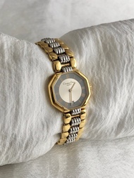 【日本直送 名牌中古包】Christian Dior   腕錶 金色 八角形 不鏽鋼 nudz6u